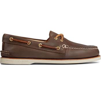 Sperry Gold Cup Authentic Original Káva - Panske Mokasíny